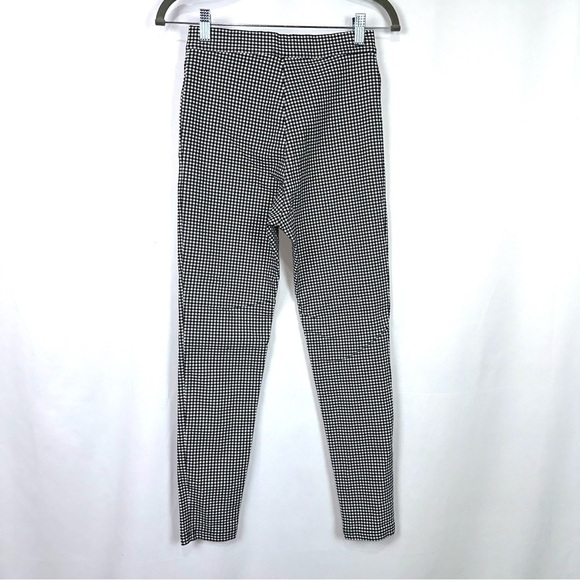 Urban Outfitters Susie High Rise Gingham Plaid Black White Pants sz 6 - Picture 7 of 16